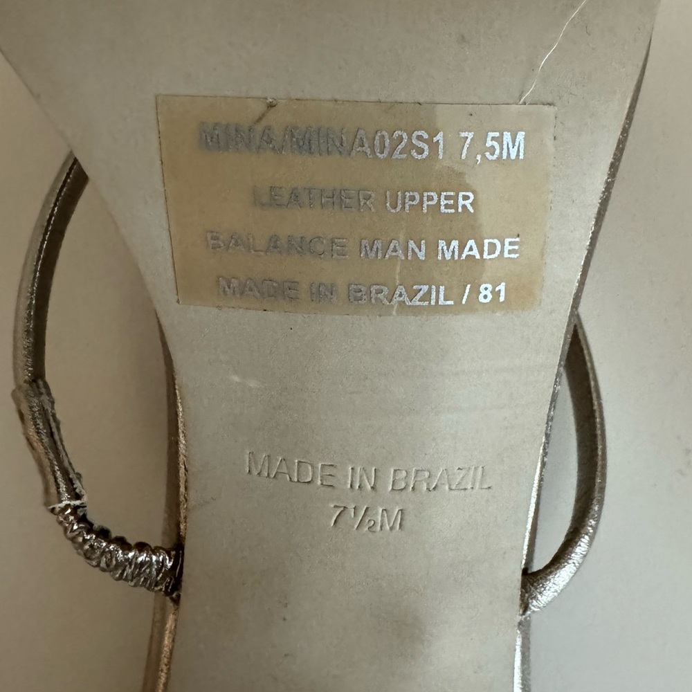 Steve Madden Mina Leather High Heel Sandal - Picture 5 of 6